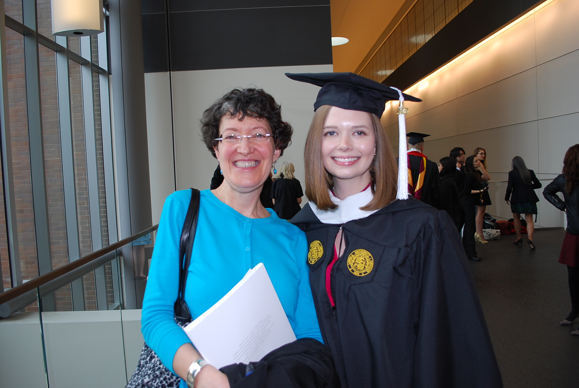 WLA Director Nancy Freeman and Caroline Lynd Giannakopoulos